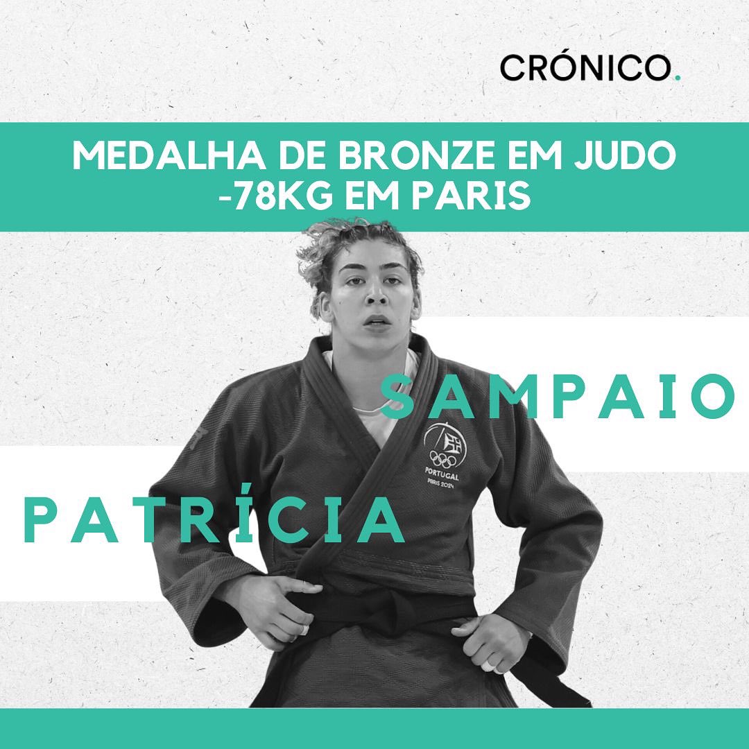 🇵🇹PRIMEIRA MEDALHA PARA PORTUGAL EM PARIS!

A judoca Patrícia Sampaio conquistou o bronze no judo -78kg, após quase ter alcançado a final. 

O presente é bronze, mas o futuro é brilhante.