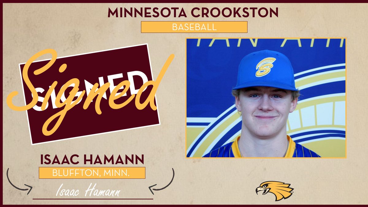 We are very excited to add Isaac Hamann (P/OF, 5-11 185, Bluffton, Minn./M State-Fergus Falls) to the fold for <a href="/UMCBaseball/">UMC Baseball</a>. Another player with lineage to the program. He is the cousin of former Golden Eagle Jake Dykhoff and current Golden Eagle Josh Dykhoff!

#WingsUp #Family