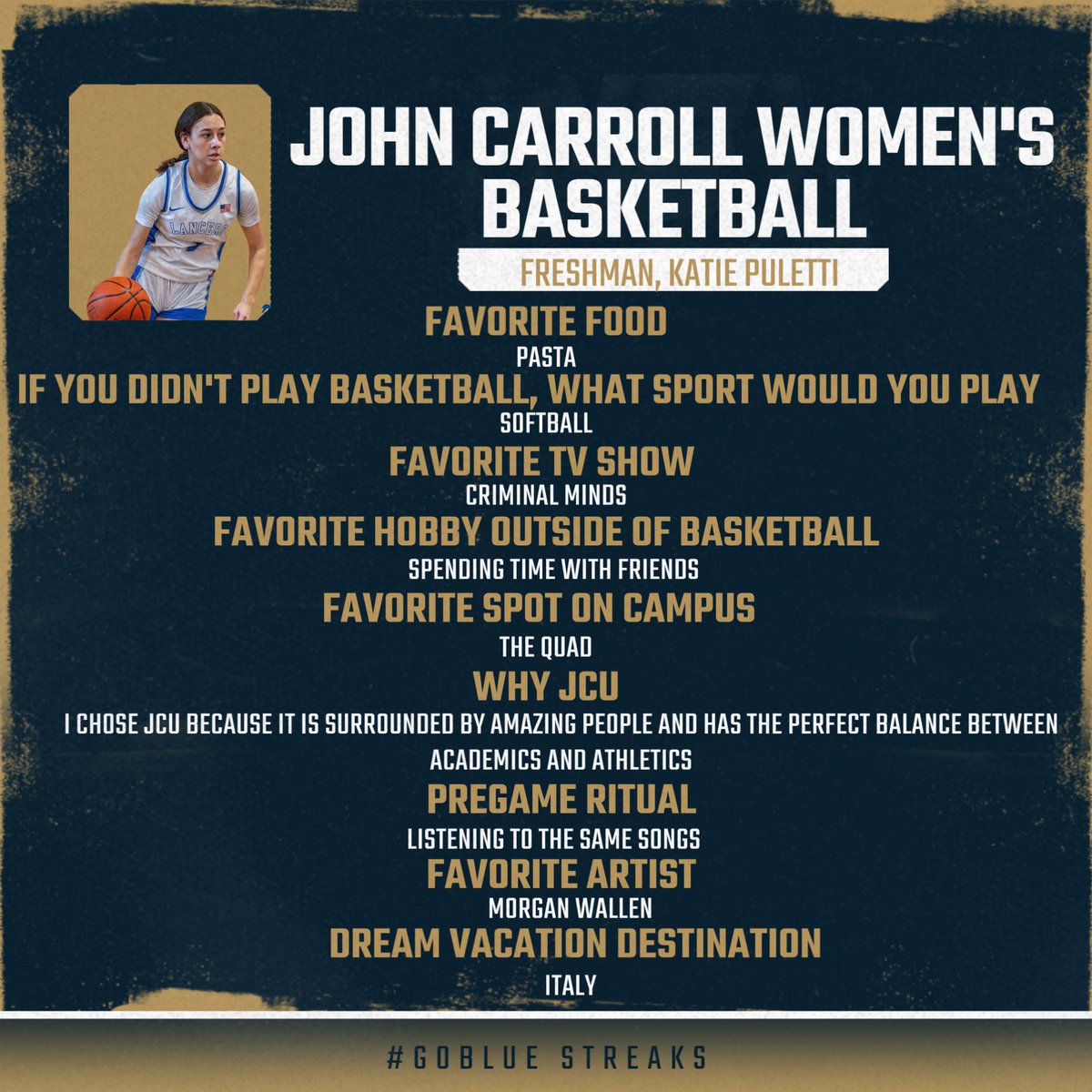 John Carroll Women's Basketball tweet media