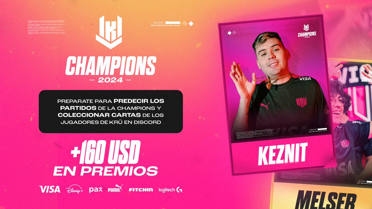Chee quién me cambia un Shyy Plateado por un Heat Plateado?

Qué? Todavía no te enteraste sobre las CARTAS DE KRÜ? 🫣

Es bien simple, participá del Pick Em en nuestro Discord y llevate ALTOS premios, entre ellos coleccionables de nuestros equipos! 🤟
🔗 discord.gg/kruesports