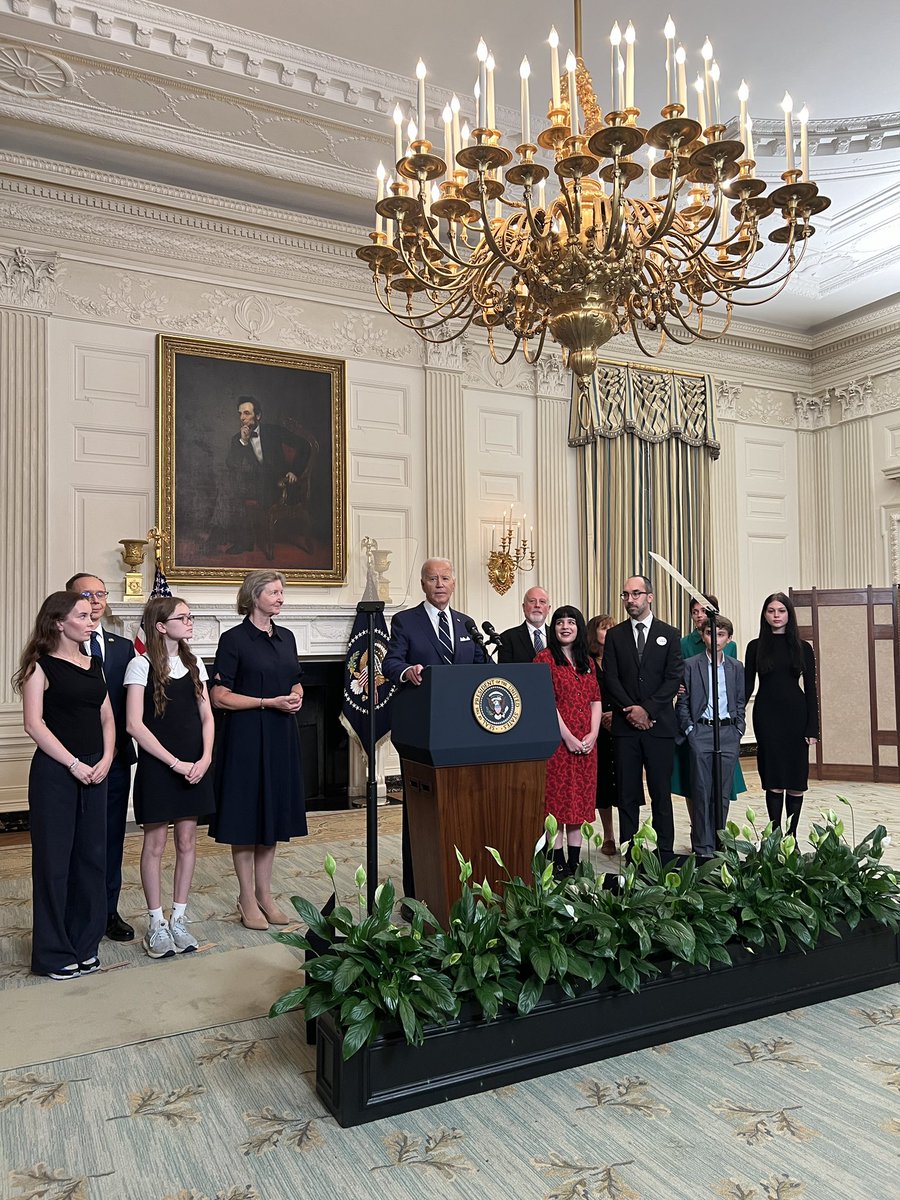 Their brutal ordeal is over…they are free. POTUS remarks about freed Americans here in the State Dining Room.