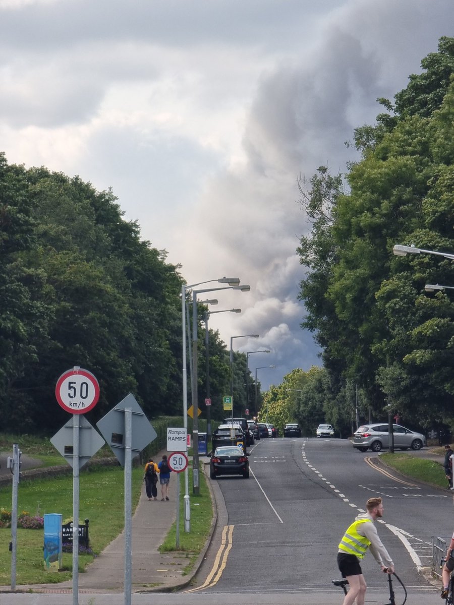 LuQuintanilla's tweet photo. From St Anna's park #Dublin fire https://t.co/0FP8ECxUfv