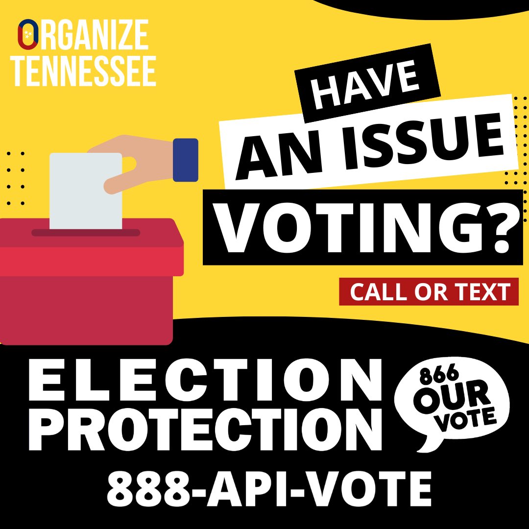 📞 Voter Hotline Numbers:

English: 1-866-OUR-VOTE (1-866-687-8683)

Spanish: 1-888-VE-Y-VOTA (1-888-839-8682)

Arabic: 1-844-YALLA-US (1-844-925-5287)

Asian Languages: 1-888-API-VOTE (1-844-925-5287)