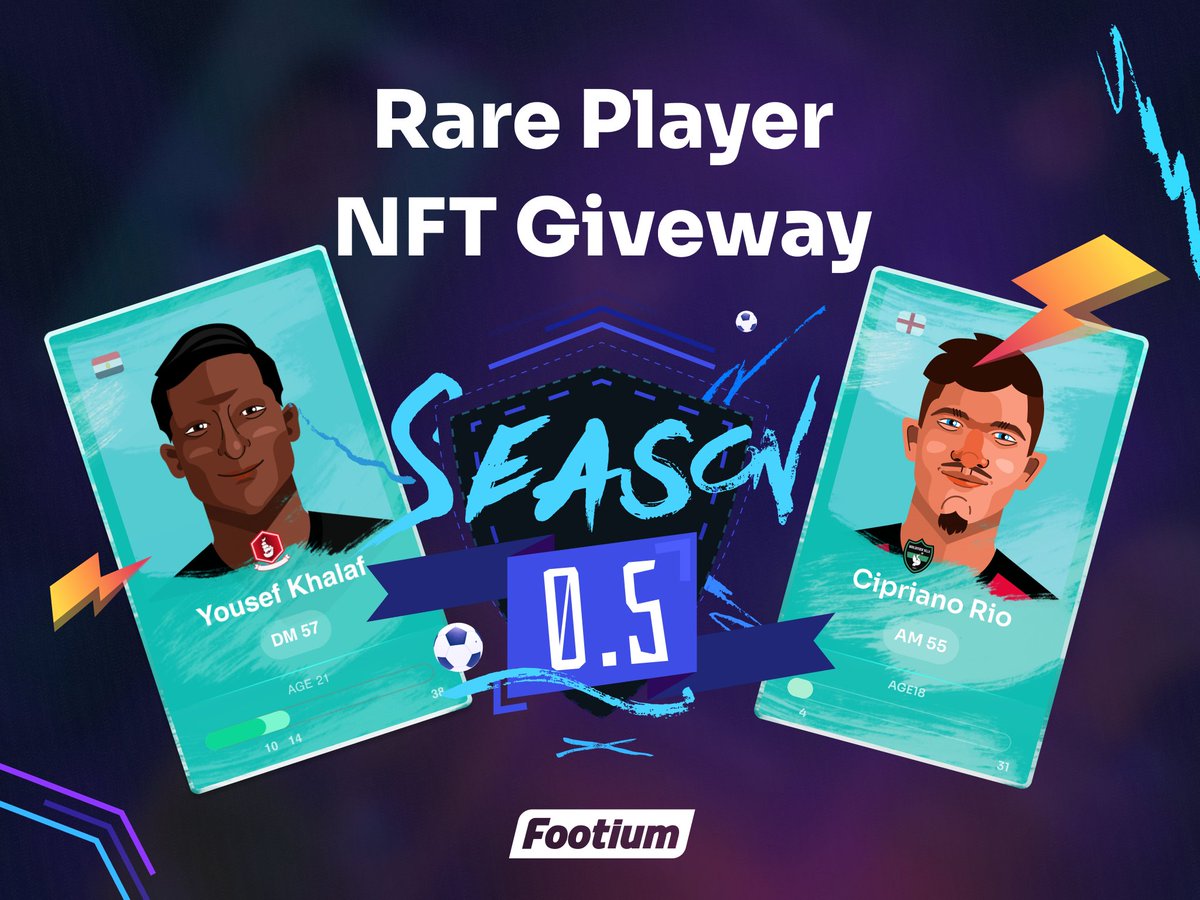 Footium (@footium) on Twitter photo <a href="/opensea/">OpenSea</a> ๐ Footium Player Giveaway: Like + RT this & the stream above, then follow @footium for a chance to win a rare player!๐
Rares are the most sought-after cards in the game, worth their weight in gold. ๐
๐ Competition closes in 48 hours.
๐ Winners drawn Monday, August 5th. <a href="/opensea/">OpenSea</a> ๐ Footium Player Giveaway: Like + RT this & the stream above, then follow @footium for a chance to win a rare player!๐
Rares are the most sought-after cards in the game, worth their weight in gold. ๐
๐ Competition closes in 48 hours.
๐ Winners drawn Monday, August 5th.