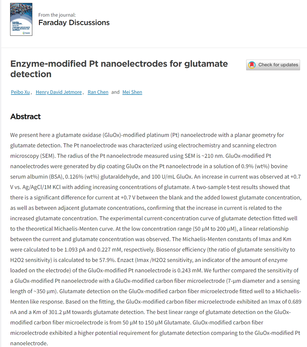 Mei Shen, Bioelectrochemistry at U of Illinois tweet media