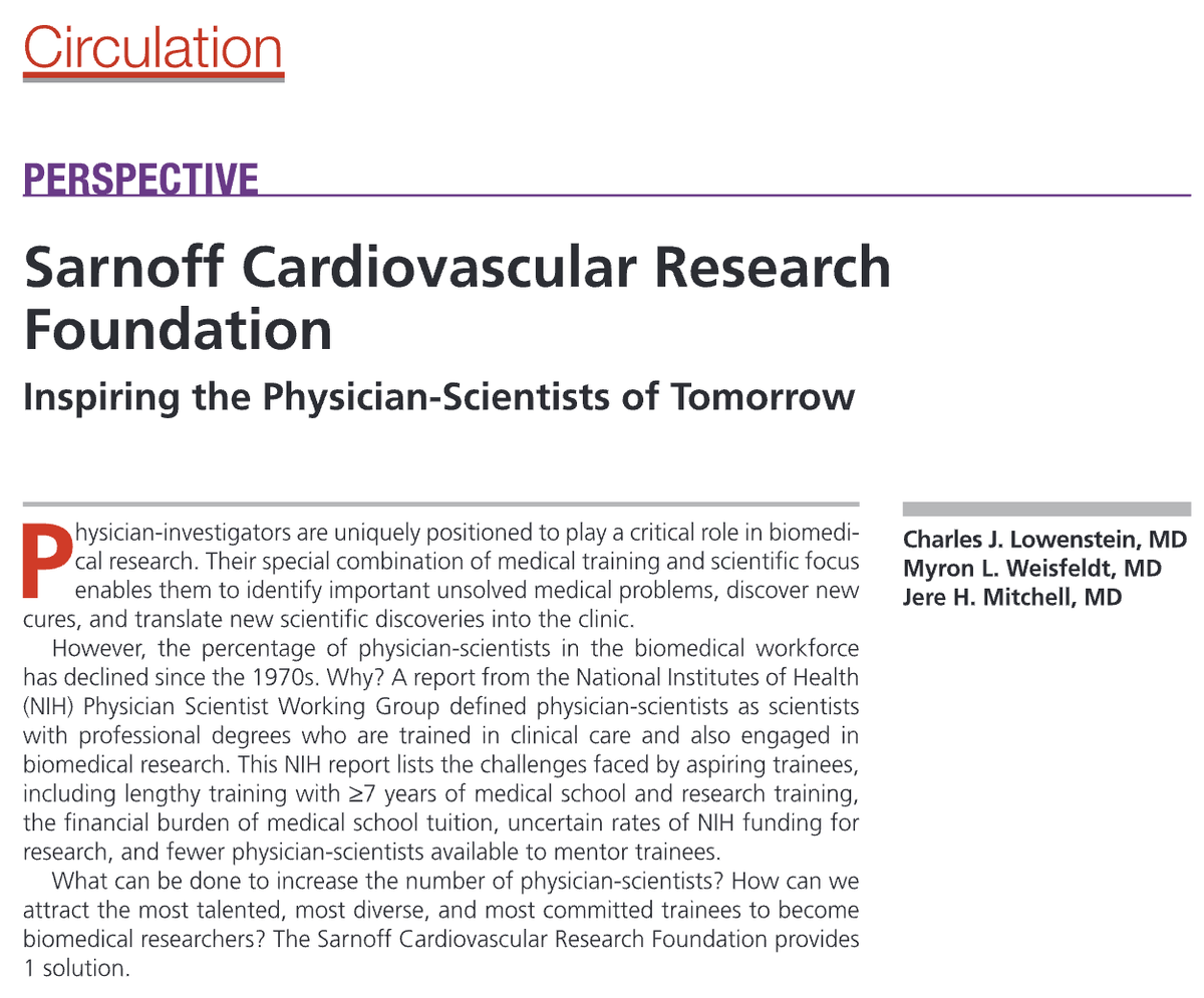 Pradeep Natarajan (@pnatarajanmd) on Twitter photo Are you an MD student interested in research?
Would strongly consider applying for the <a href="/SarnoffCardio/">Sarnoff Foundation</a> Fellowship. Scientific immersion with *unparalleled* longitudinal mentorship & exceptional peer network career-long. sarnofffellowship.com
My biggest regret in med school was Are you an MD student interested in research?
Would strongly consider applying for the <a href="/SarnoffCardio/">Sarnoff Foundation</a> Fellowship. Scientific immersion with *unparalleled* longitudinal mentorship & exceptional peer network career-long. sarnofffellowship.com
My biggest regret in med school was