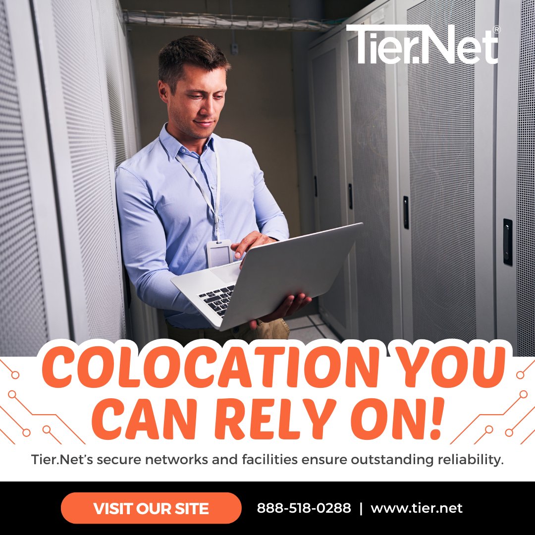 TierNetLLC's tweet image. Seeking peace of mind for your data? Look no further than Tier.Net. Our colocation services guarantee efficient site operations. Ready to elevate your experience? Reach out to us – we’re just a message away!
 
#tiernet #dedicatedservers #vps #colocation