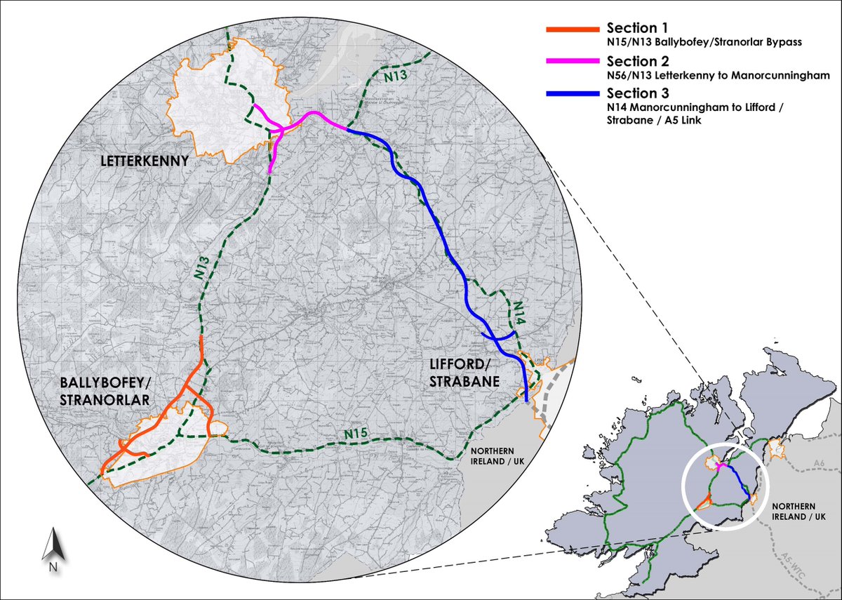 Donegal County Council welcomes the recent approval by Cabinet which will allow the TEN-T Priority Route Improvement Project Donegal to move to the planning consent stage.

Full details - donegalcoco.ie/yourcouncil/co…

#Donegal #YourCouncil