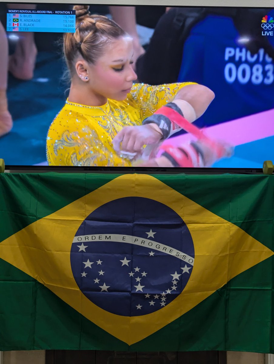 Vai Rebeca!! Vai Flavinha!! #Brasil #Gymnastics #Paris2024