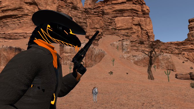 What you never seen a synth gun slinger before? https://t.co/Qbyz4yCpKv