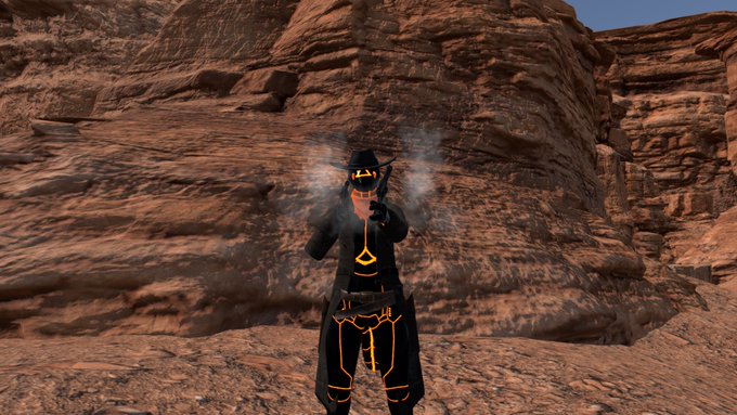 What you never seen a synth gun slinger before? https://t.co/Qbyz4yCpKv