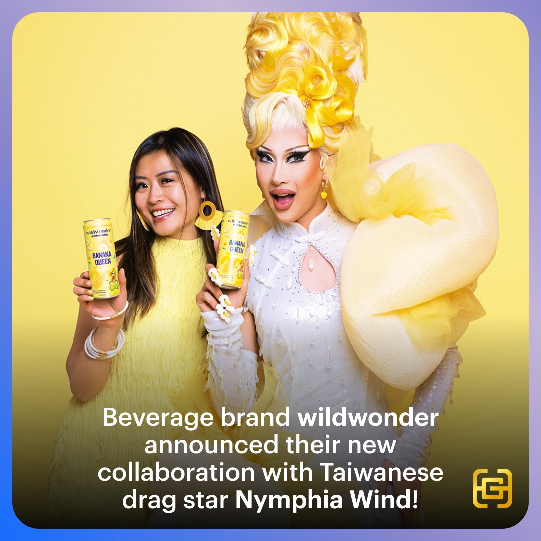 GOLD HOUSE (@goldhouseco) on Twitter photo Gold House Futures brand <a href="/drinkwildwonder/">wildwonder</a> announced their first-ever flavor collaboration, with the one and only Nymphia Wind (<a href="/66wind99/">Nymphia Wind 妮妃雅瘋</a>), the first East Asian winner of RuPaul's Drag Race! 🍌 Gold House Futures brand <a href="/drinkwildwonder/">wildwonder</a> announced their first-ever flavor collaboration, with the one and only Nymphia Wind (<a href="/66wind99/">Nymphia Wind 妮妃雅瘋</a>), the first East Asian winner of RuPaul's Drag Race! 🍌