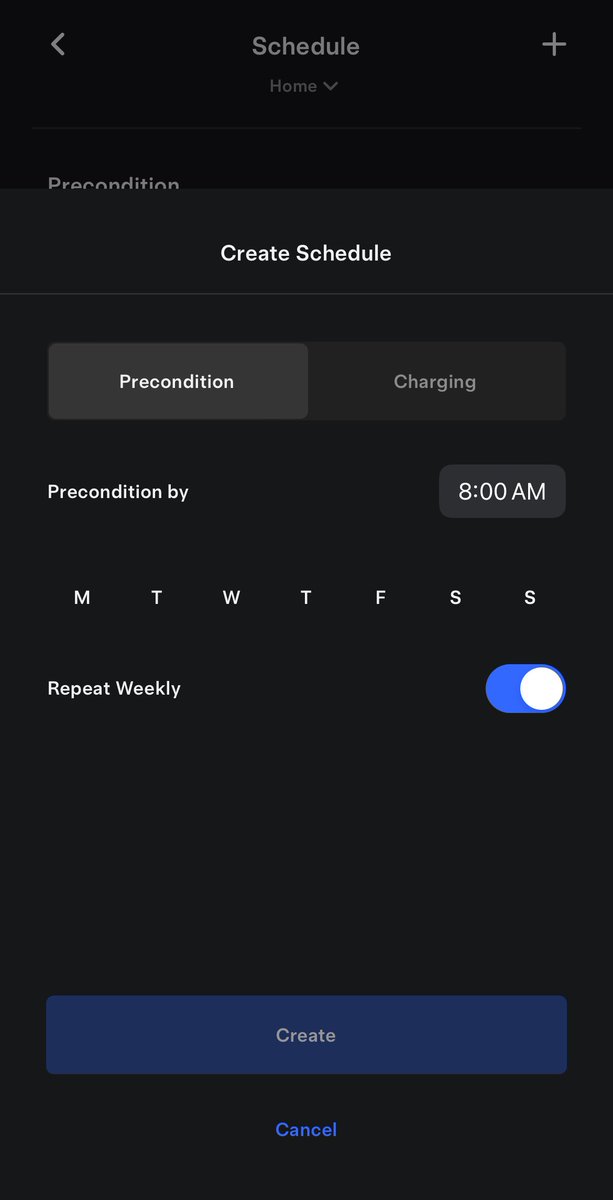 Select Week Days Ui This is the new UI for “Schedule” menu on the Tesla app (with in-car ...