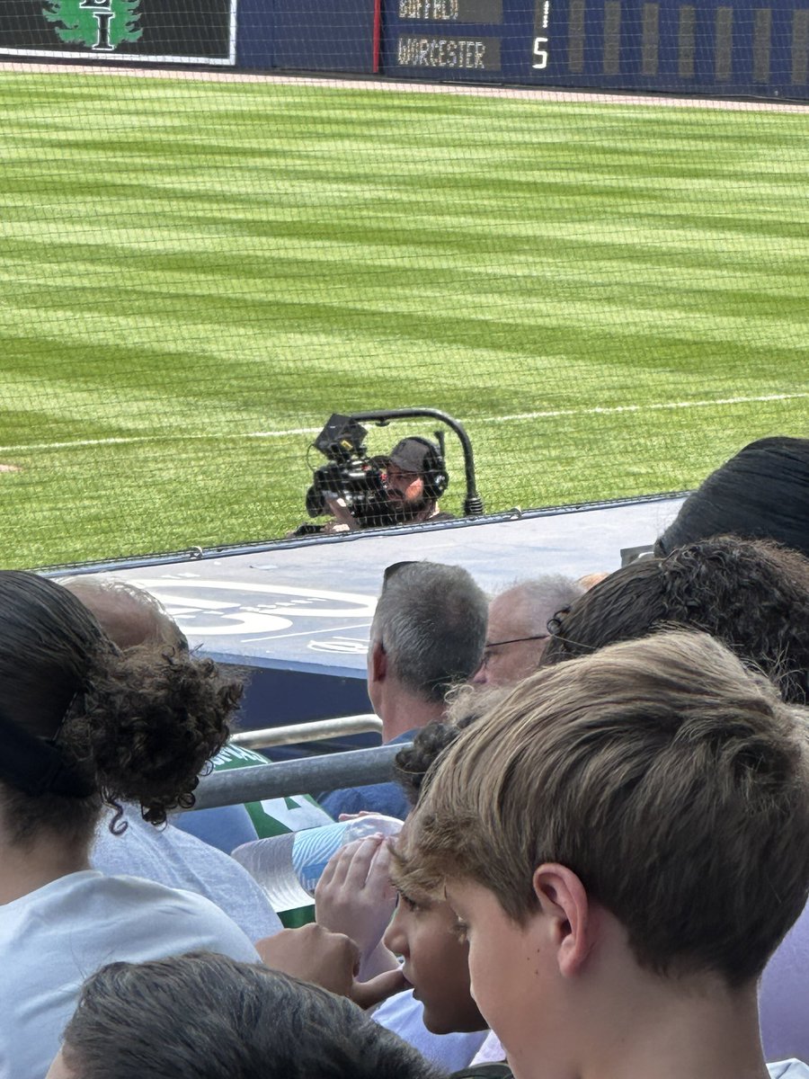 Netflix camera in the woosox dugout 👀👀