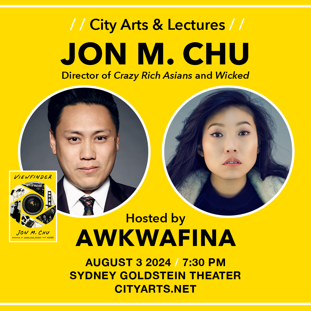 City Arts & Lectures (@cityartssf) on Twitter photo Don't miss Awkwafina interviewing <a href="/jonmchu/">Jon M. Chu</a> (Crazy Rich Asians + Wicked) in SF this Saturday!
cityarts.net/event/jon-m-ch… Don't miss Awkwafina interviewing <a href="/jonmchu/">Jon M. Chu</a> (Crazy Rich Asians + Wicked) in SF this Saturday!
cityarts.net/event/jon-m-ch…