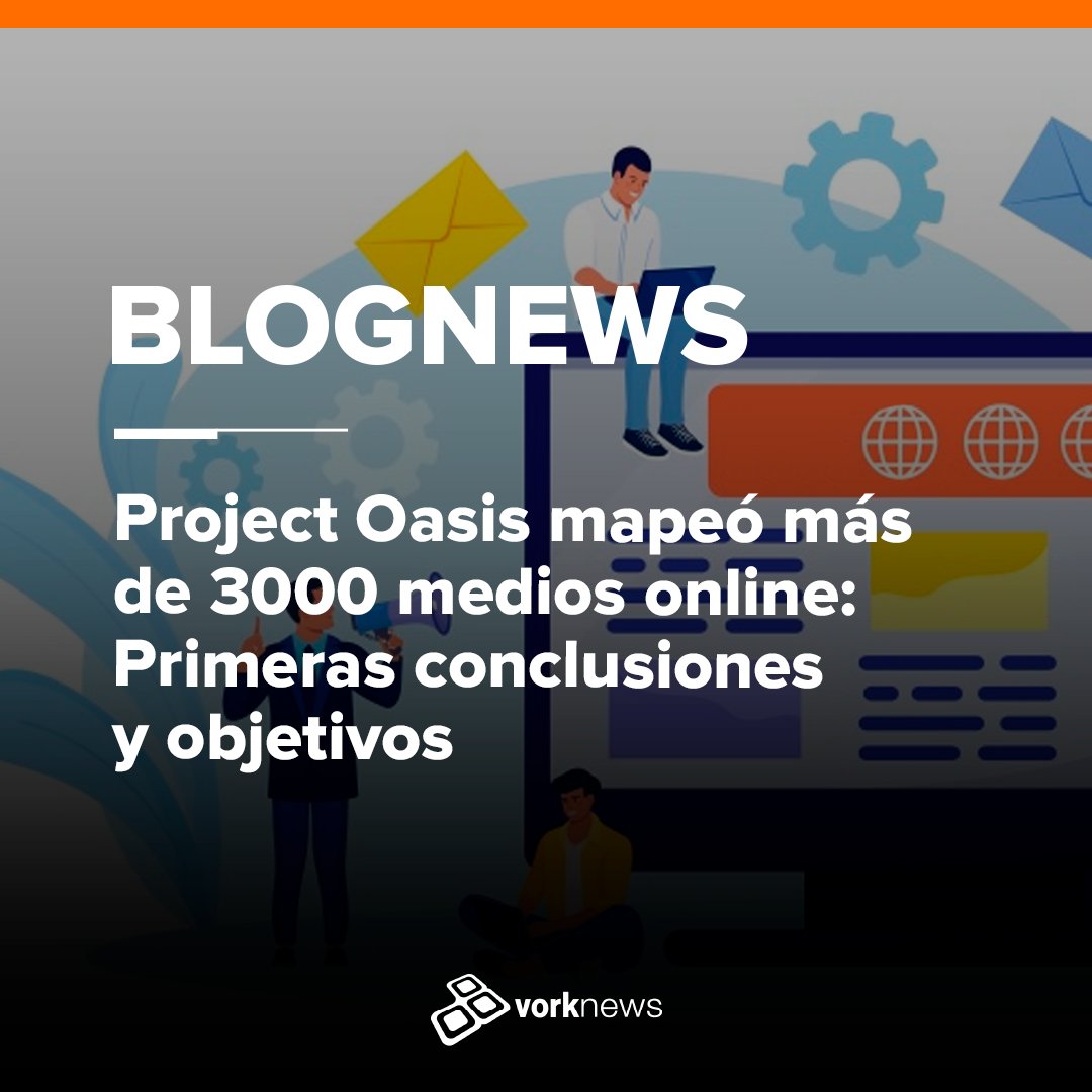 VorkNews's tweet image. 🌐 Project Oasis mapeó más de 3000 medios online: Primeras conclusiones
y objetivos 👇 blognews.com.ar/nota/1027/proj…
-
 #vorknews #blognews #PeriodismoDigital @GoogleNewsInit @sembramedia