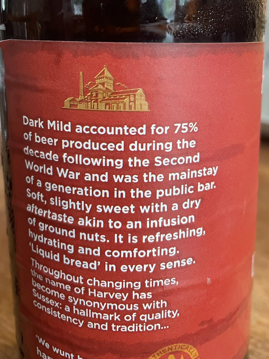 The IPA of post-war Britain and how I wish it was still the UK beer of choice. Thank you <a href="/Harveys1790/">Harvey's Brewery</a> #LiquidBread