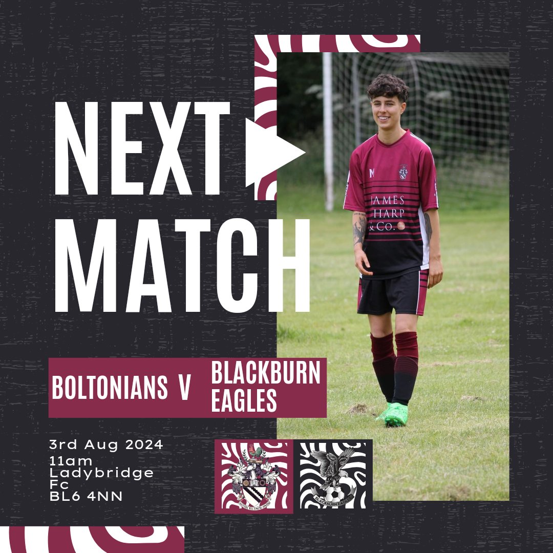 As we look forward to our next match

Against a strong opposition <a href="/BlackburnEagles/">⚽Blackburn Eagles FC🦅</a> 

Good luck 👍