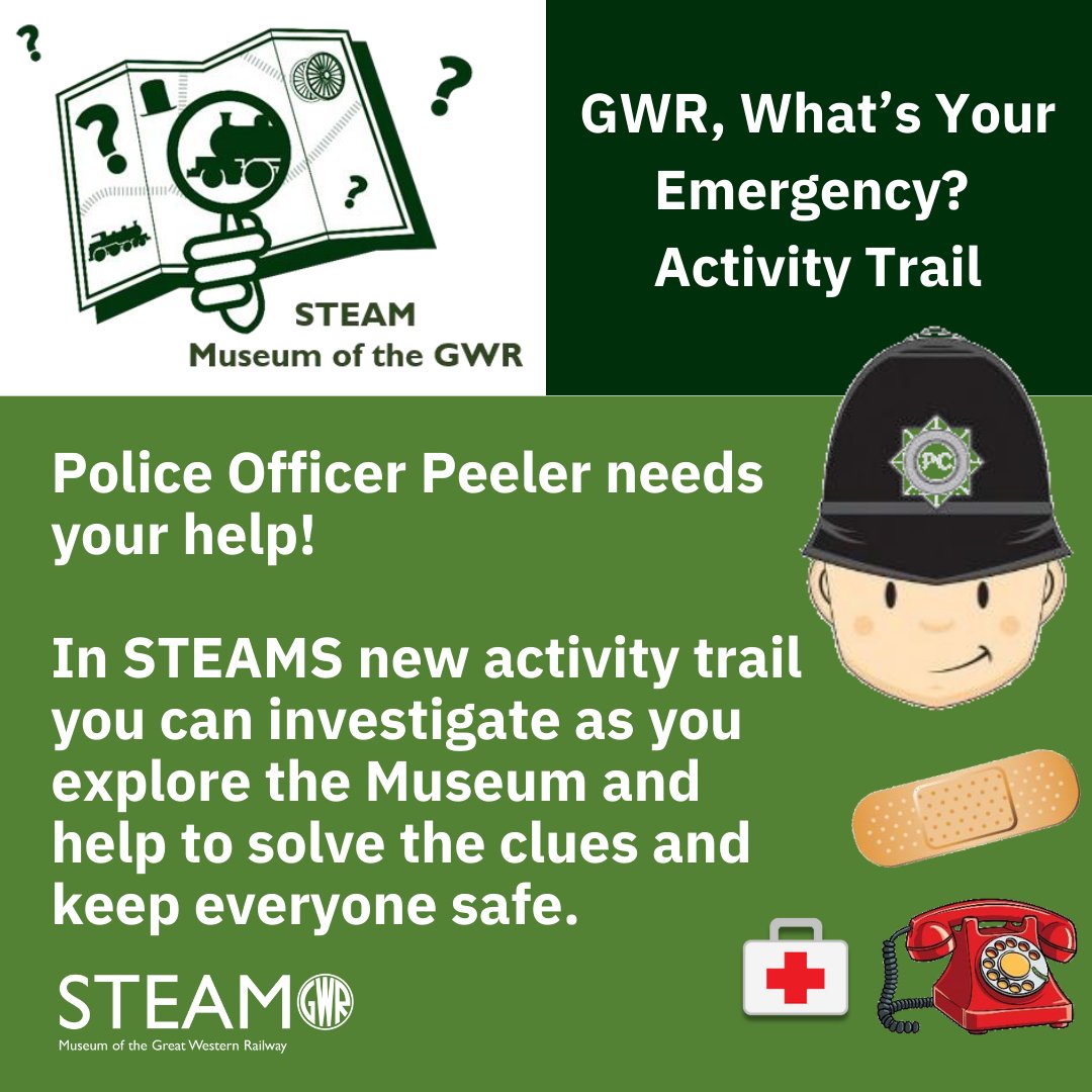 🚨 New Activity Alert at STEAM! 🚨
Join Police Officer Peeler in our brand-new activity trail and help solve a mystery while exploring the museum. 🕵️‍♂️🔍 Perfect for the whole family!

🎟️ Book your tickets here: l8r.it/g7vS