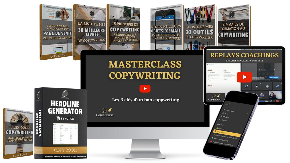 Nous sommes bientôt 12 000 !!!

🎁 Pour fêter ça, j'offre 11 formations GRATUITES en copywriting.

C'est plus que certaines formations payantes sur le marché français...

Pour les recevoir en DM :

→ Like ce tweet
→ Commente « Copy »
→ Suis-moi pour que je puisse te l’envoyer