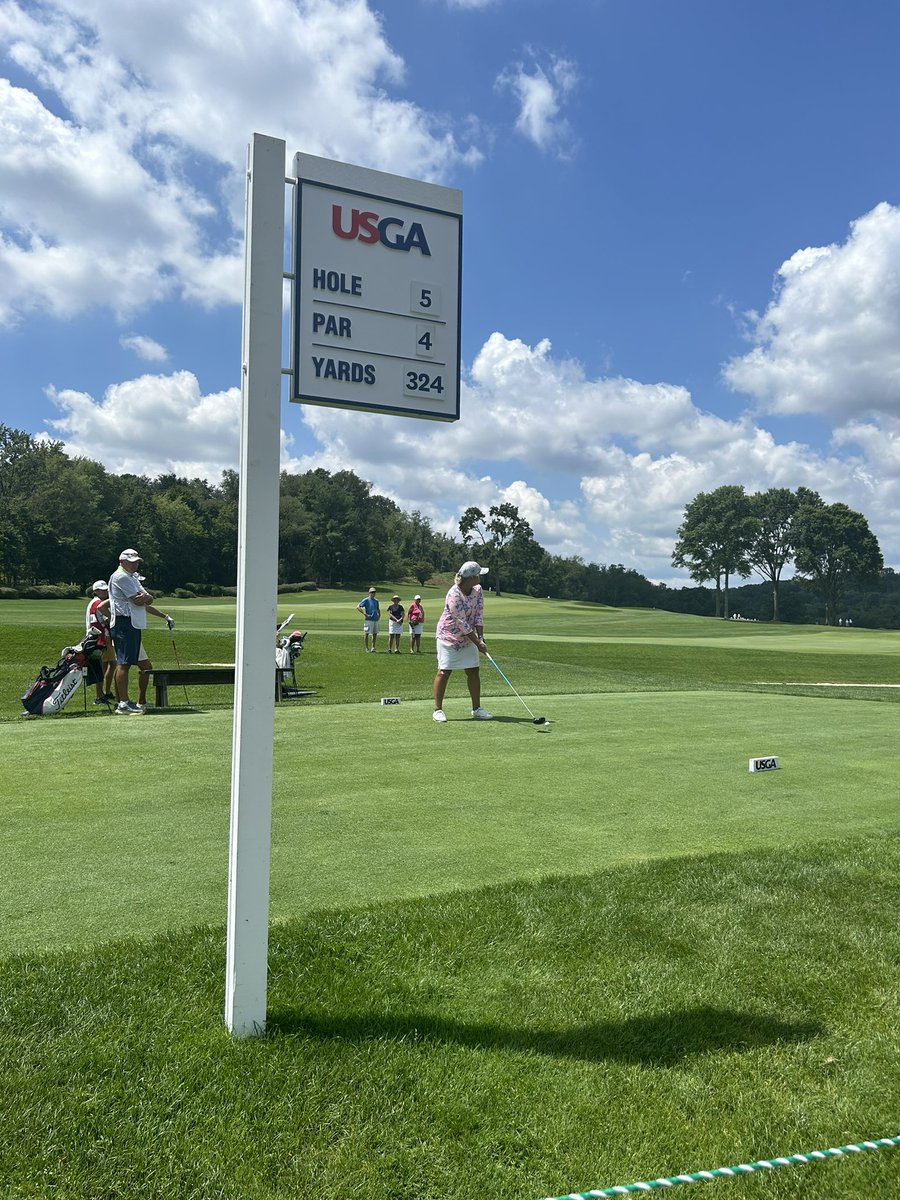 The first round has begun in the <a href="/USGA/">USGA</a> Senior Women’s Open at Fox Chapel Golf Club! Follow @usga for scoring updates and for ticket information