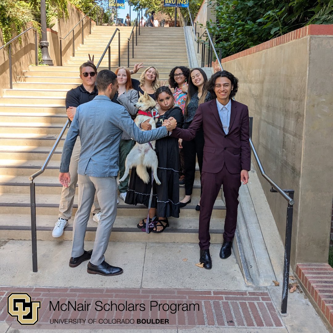 Last week, 8 of our Scholars flew out to join our McNair friends over at the UCLA McNair Conference! They had a great time visiting campuses, presenting their research, and enjoying the SoCal weather. Thanks for having us, @ucla !
#mcnair #mcnairscholars #trio #cuboulder