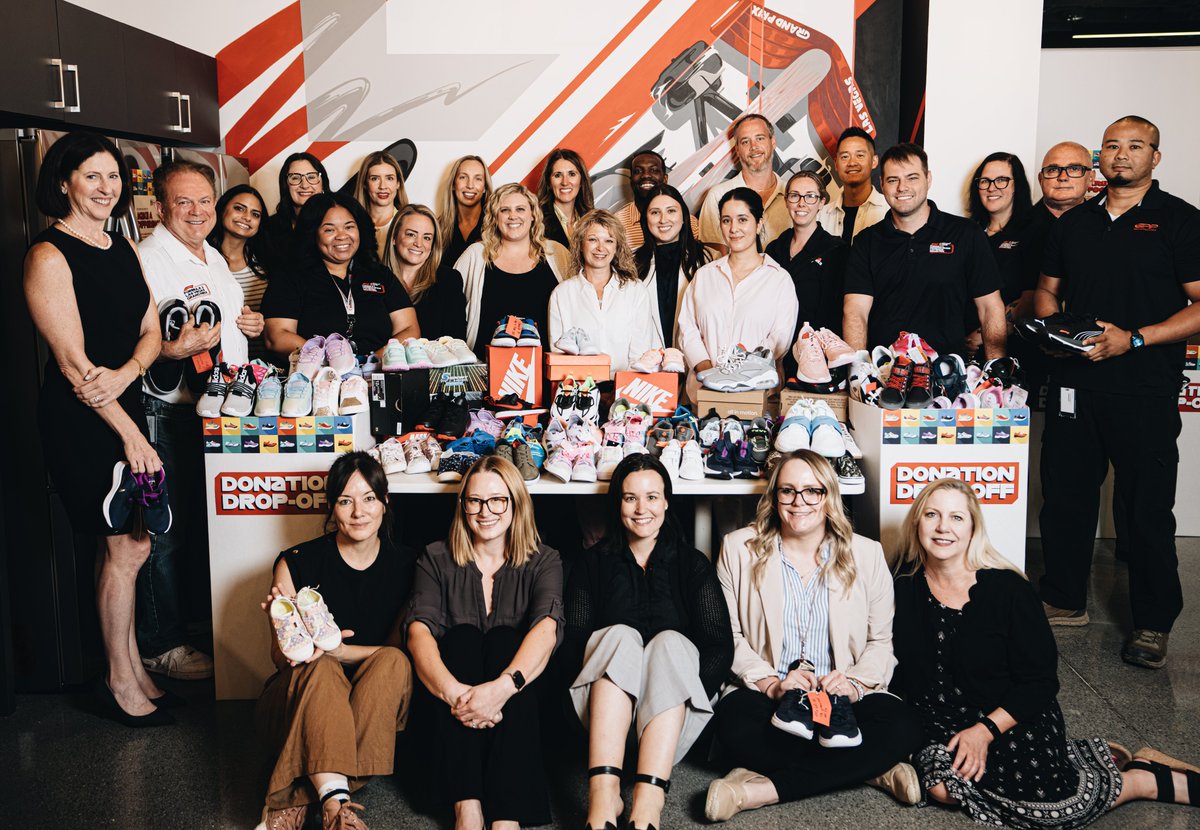 The #LasVegasGP team donated new pairs of shoes to children in foster care so they can start their school year off on the right foot! 👟

The Las Vegas Grand Prix is proud to host 2,200 foster care children at the <a href="/ClarkCountyNV/">Clark County Nevada</a> Family Service's Back-To-School event at Grand Prix