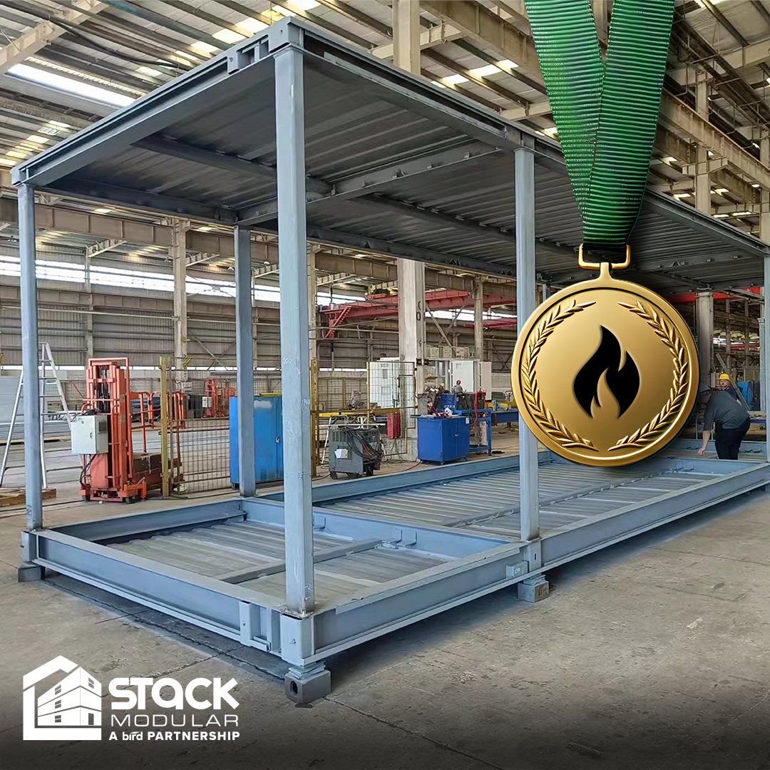 stackmodular's tweet image. Big reveal! Our latest floor-ceiling FR assembly passed CAN/ULC-S101 & ASTM E119 tests, exceeding targets! We now have 4 unique fire-rated listings. Elevate safety in your next project—contact Stack today! #SafetyFirst #FireRatingWin #StackModular #FireSafety