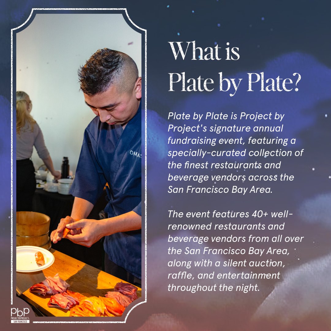 pbpsf's tweet image. In less than 24 hours, tickets for the highly anticipated annual Plate by Plate event hosted by Project by Project San Francisco will go live! 

Set those alarms for 10am PST tomorrow and grab your tickets at the link in bio. We'll see you there! ✨