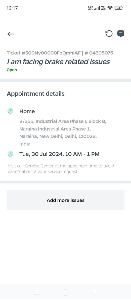 kumar_manoj0's tweet photo. @OlaElectric service book before 7days but no response from olaelectric https://t.co/kWemjua6om