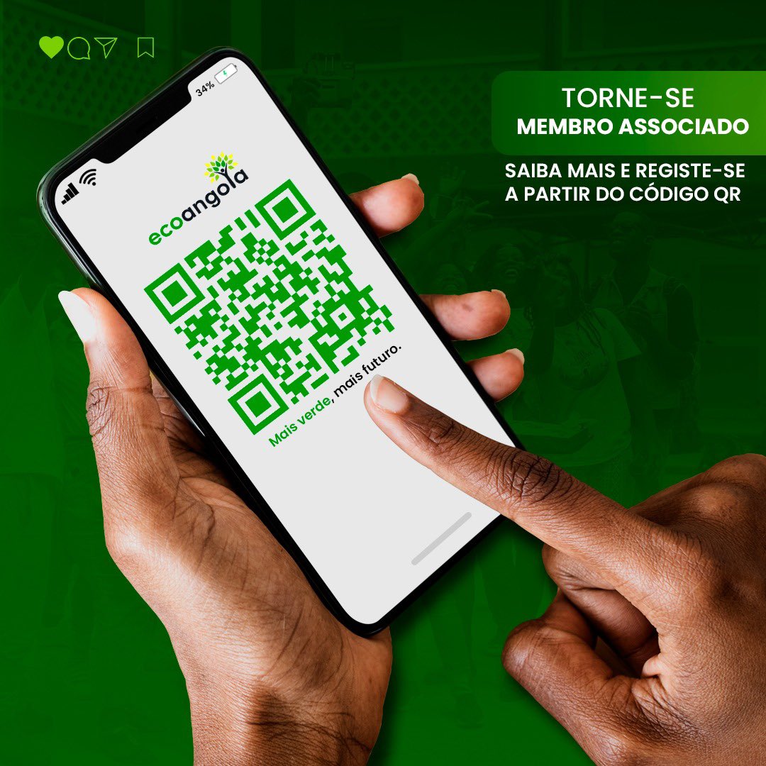 🌱 Junte-se à EcoAngola e faça a diferença!🌿

🌍 Como se tornar um Membro Associado?
É simples! Acesse o link e ao nosso website [forms.gle/94jFF2WbNDsvY5…]
(ecoangola.com) e faça a sua inscrição.

#EcoAngola #Sustentabilidade #Ambiente #Ecologia #Angola #Associativismo