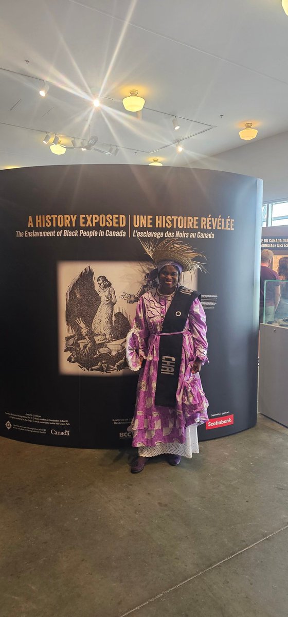 A wonderful way to celebrate Emancipation Day - the launch of a new exhibit at the Canadian Museum of Immigration at Pier 21.