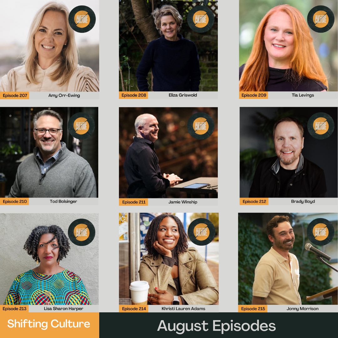 shiftingculturepodcast (@shiftingcultur2) on Twitter photo A spectacular August on <a href="/shiftingcultur2/">shiftingculturepodcast</a> with Amy Orr-Ewing, <a href="/elizagriswold/">Eliza Griswold</a>, Tia Levings, <a href="/todbol/">Tod Bolsinger</a>, <a href="/thejamiewinship/">Jamie Winship</a>, <a href="/pastorbrady/">Brady Boyd</a>, @lisasharper, @KhristiLauren, and <a href="/jonnyis/">Jonny Morrison</a>
episodes.fm/1566243892?vie⦠A spectacular August on <a href="/shiftingcultur2/">shiftingculturepodcast</a> with Amy Orr-Ewing, <a href="/elizagriswold/">Eliza Griswold</a>, Tia Levings, <a href="/todbol/">Tod Bolsinger</a>, <a href="/thejamiewinship/">Jamie Winship</a>, <a href="/pastorbrady/">Brady Boyd</a>, @lisasharper, @KhristiLauren, and <a href="/jonnyis/">Jonny Morrison</a>
episodes.fm/1566243892?vieā¦