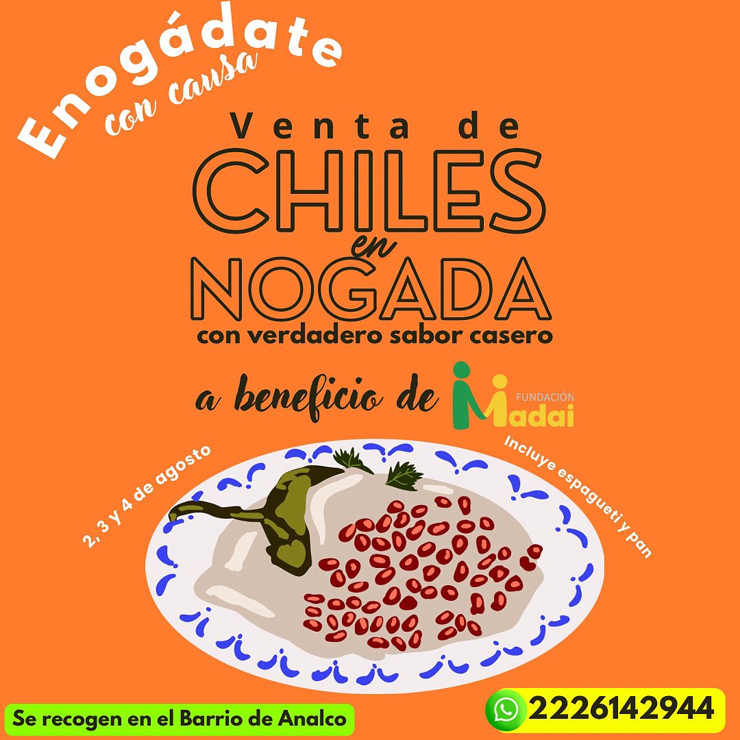 Nada más "delicioso" que poder ayudar!!!!!

Acompaña, como rico y ayuda!!! <a href="/SoyMadai/">Fundación Madai</a> <a href="/RafaActivista/">Rafa Reyes</a> <a href="/diarioelpopular/">El Popular - Noticias de Puebla</a> <a href="/AxolotlmediaO/">AxolotlMEDIA Oficial</a>