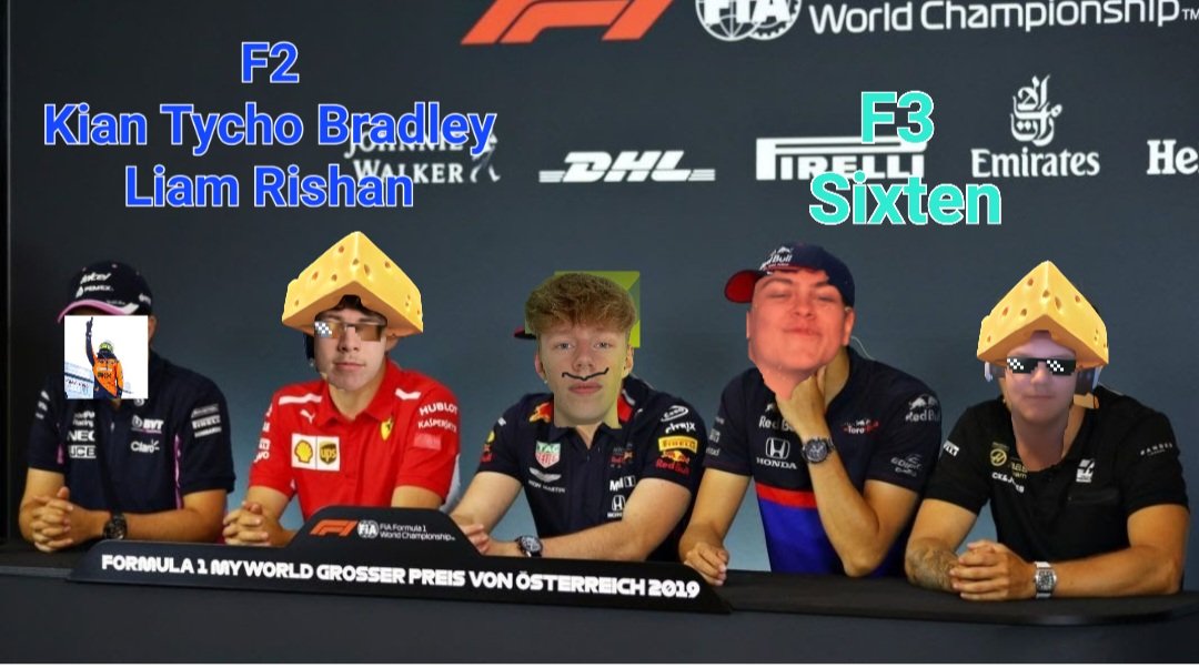Psgl F2 tonight 💪with Tycho leading the championship Rishan Kian and Liam in the top 10 who will try to do a good result to comeback in the championship battle the bottle job Bradley is also driving but he will probably cut the pit lane once again we have Sixten in F3 too😍
