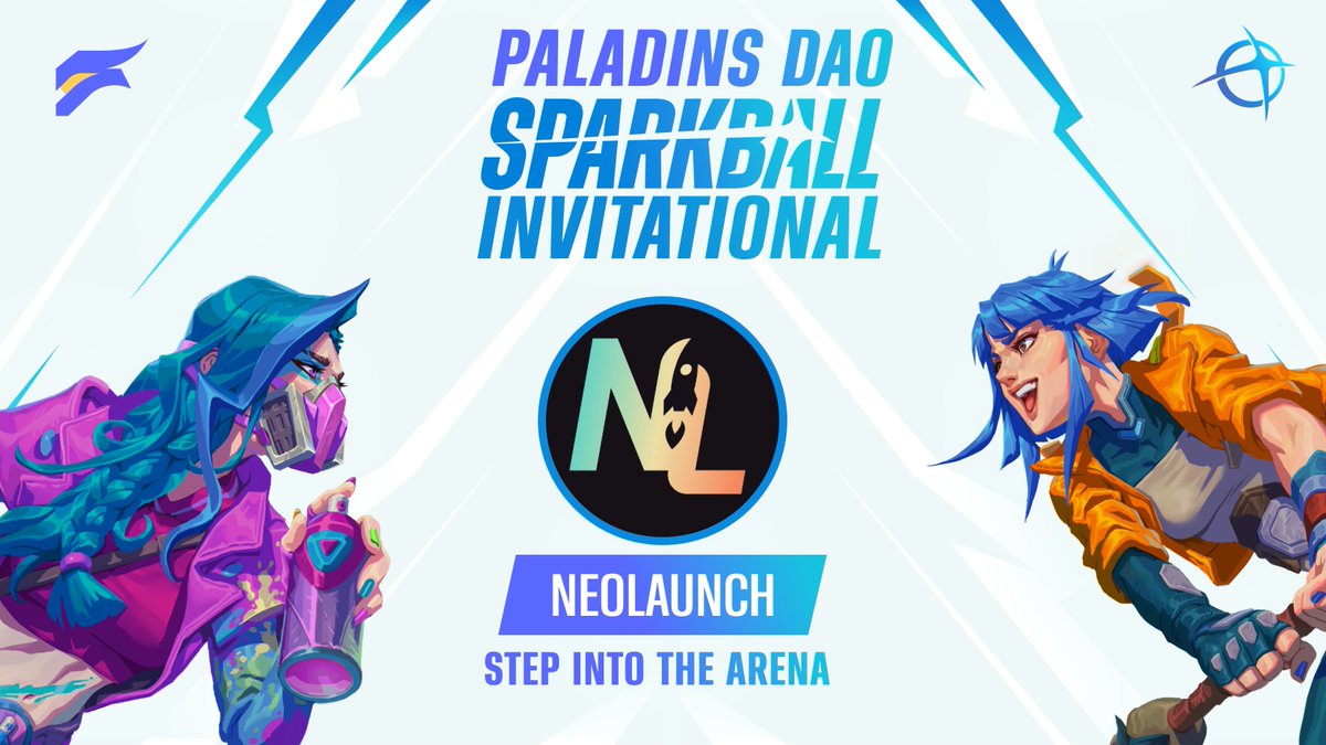 NeoLaunch (@neolaunchio) on Twitter photo 📯 It is official!
NeoLaunch has entered into this week's <a href="/playSparkball/">LET'S PLAY SPARKBALL!</a> tournament hosted by <a href="/PaladinsDao/">Paladins DAO</a>! ⚡️
📅 Tournament begins: August 2 | 6:00 PM UTC
Team NeoLaunch lineup:
@Andrea_GLM16
@IsleMarauder
<a href="/KingApolloTPK/">King Apollo</a>
<a href="/nala_dad/">Ryan D.</a>
Wish us luck! 🙏 📯 It is official!
NeoLaunch has entered into this week's <a href="/playSparkball/">LET'S PLAY SPARKBALL!</a> tournament hosted by <a href="/PaladinsDao/">Paladins DAO</a>! ⚡️
📅 Tournament begins: August 2 | 6:00 PM UTC
Team NeoLaunch lineup:
@Andrea_GLM16
@IsleMarauder
<a href="/KingApolloTPK/">King Apollo</a>
<a href="/nala_dad/">Ryan D.</a>
Wish us luck! 🙏