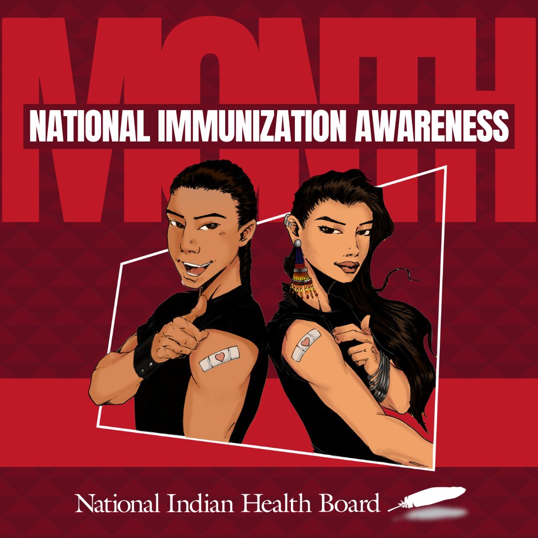 NIHB1's tweet photo. August is National Immunization Awareness Month! Throughout the month, we’ll be sharing all sorts of information, so make sure you stay tuned! 

#NIAM #ActOfLove #HealthyNativeCommunities #NativesLeadPublicHealth https://t.co/UTED639H7N