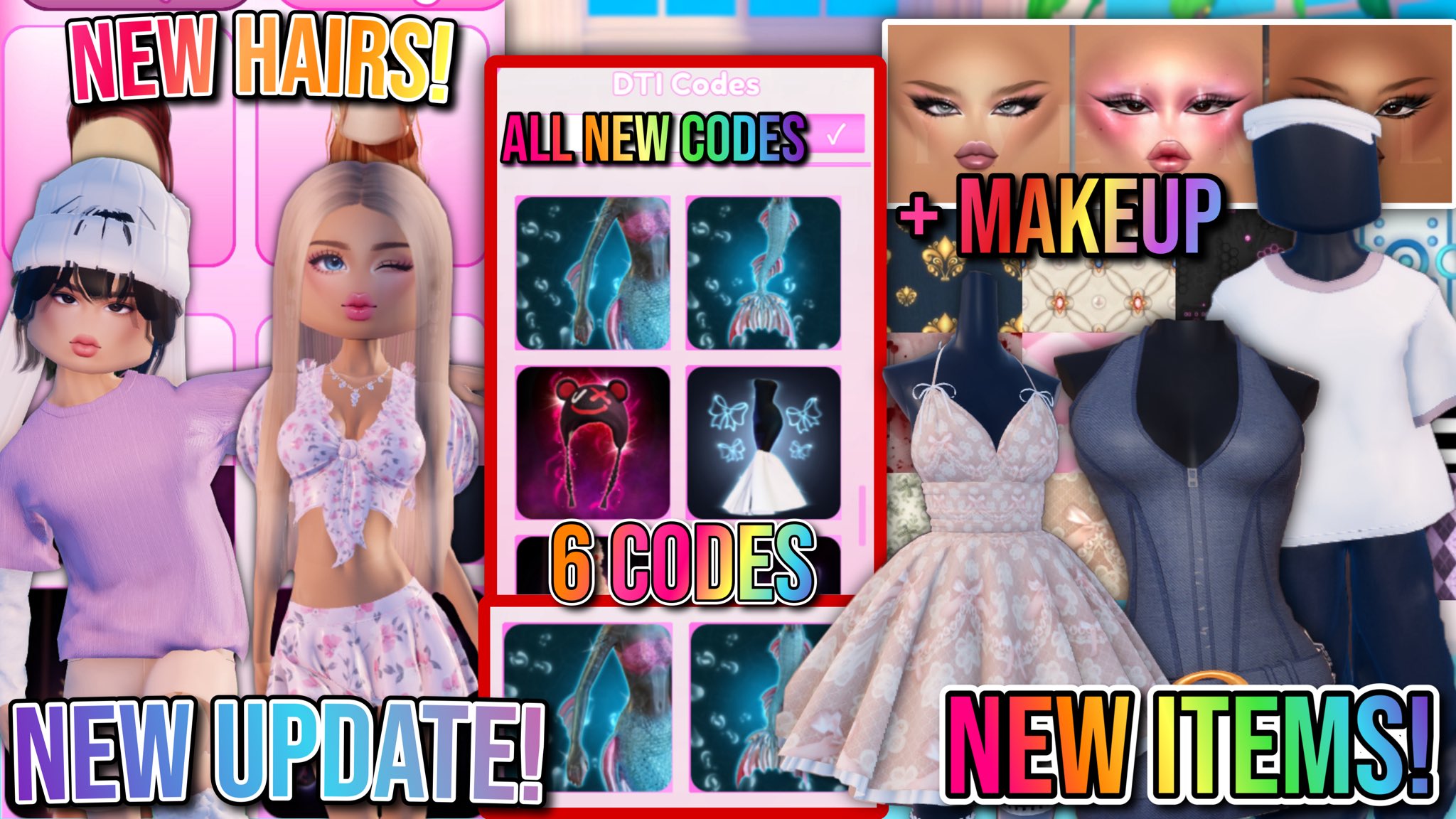 Royale Luna on X: &ldquo;SUMMER UPDATE PART 2! ALL 6 CODES, &amp; 7 NEW CODE 