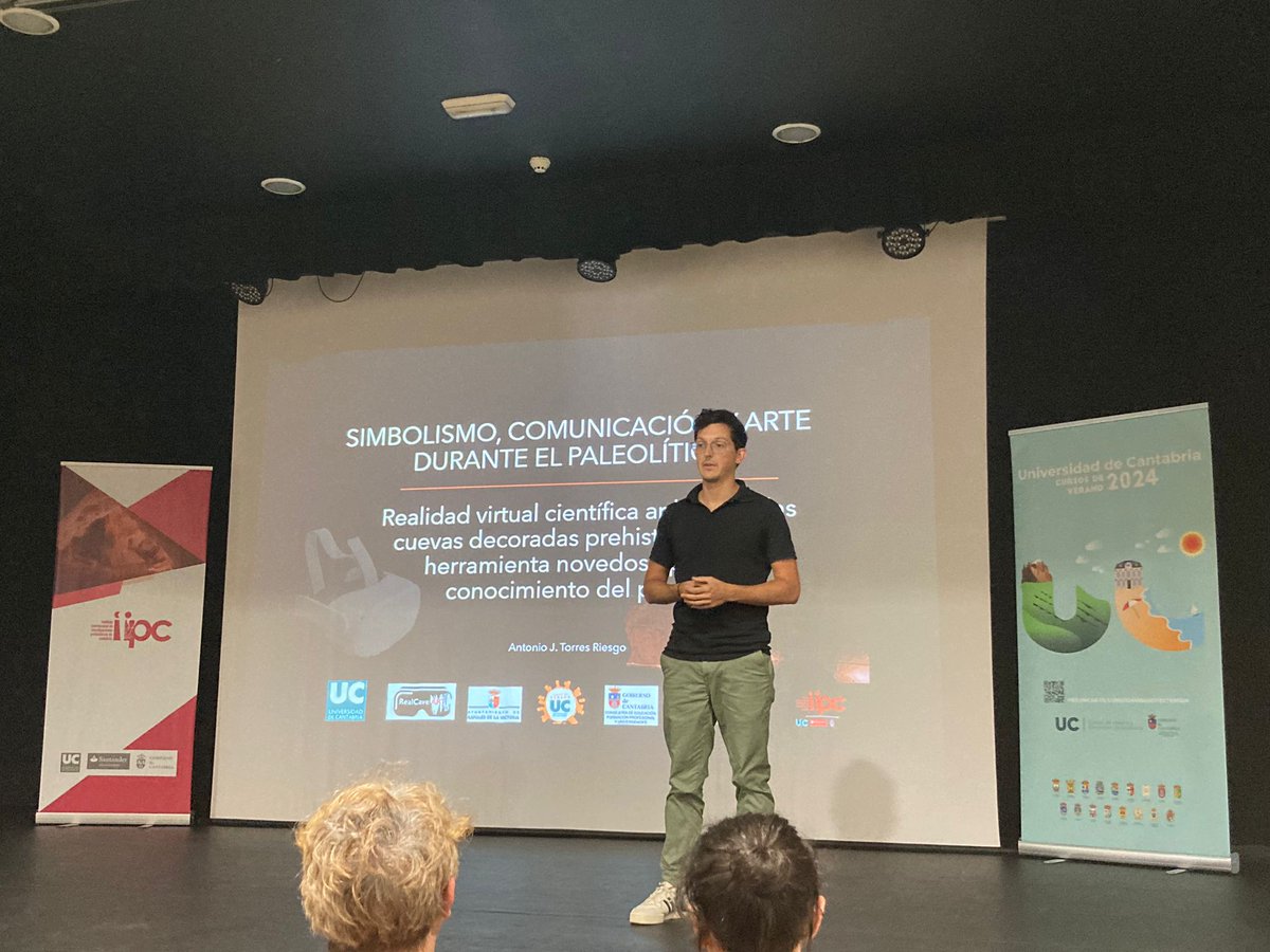 PreGraphity (@pregraphity) on Twitter photo Yesterday, <a href="/Torres_Riesgo/">Antonio Torres</a> talked about the use of #ScientificVirtualReality in the study of #RockArt at the 'Simbolismo, Comunicación y Arte durante el Paleolítico" summer course organized by the University of Cantabria in Ramales de la Victoria 💻🐴 Yesterday, <a href="/Torres_Riesgo/">Antonio Torres</a> talked about the use of #ScientificVirtualReality in the study of #RockArt at the 'Simbolismo, Comunicación y Arte durante el Paleolítico" summer course organized by the University of Cantabria in Ramales de la Victoria 💻🐴