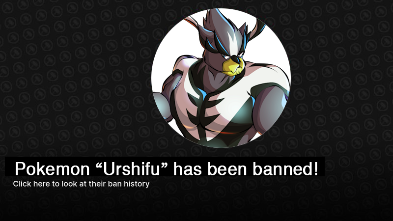 ❌ Twitch Pokémon "Urshifu" has been banned! ❌

serebii.net/scarletviolet/…
#twitch #ban #firstban #PokemonScarletViolet  #playpokemon #pokemon