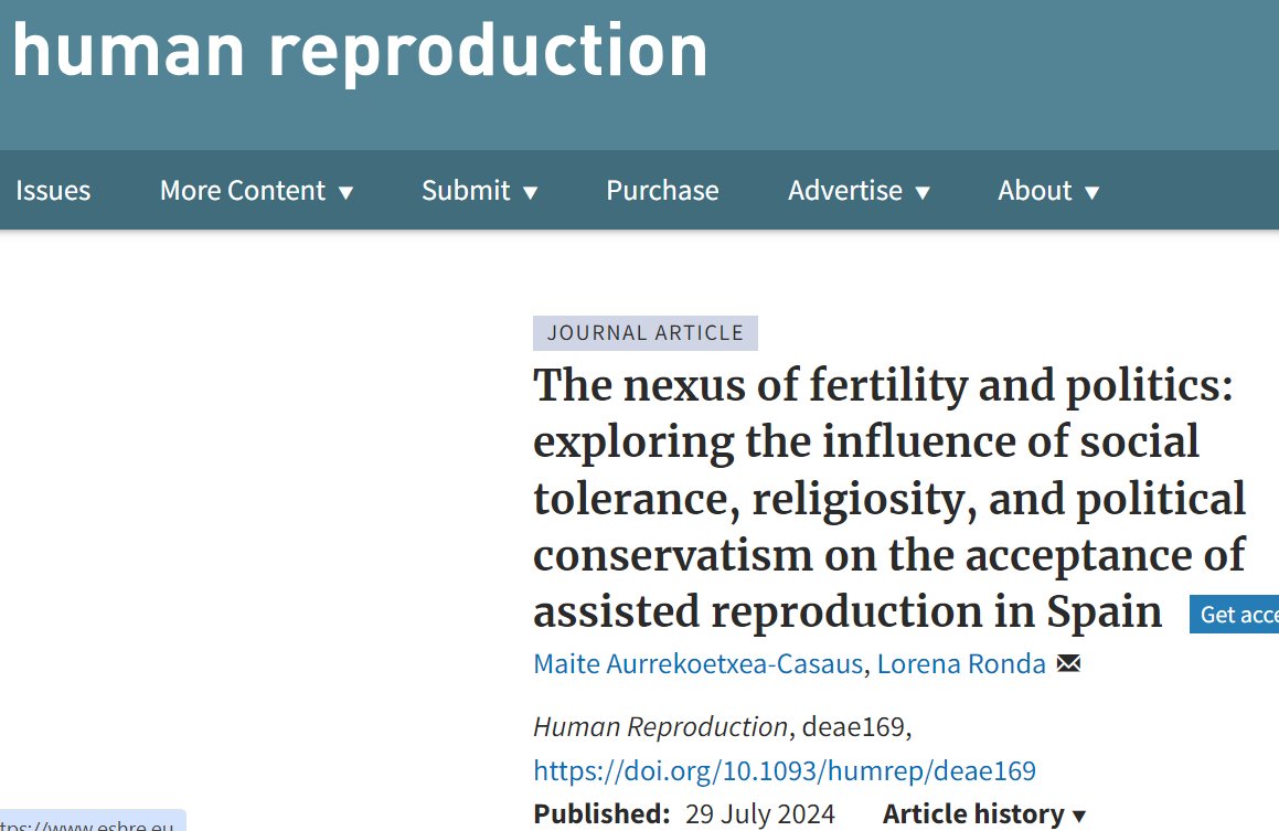 doctorneyro's tweet image. Th3 #socialtolerance and #religiosity significantly predict acceptance of #ART, with more tolerant and less #religious individuals being more accepting. 

#Politicalconservatism mediated the relationship between #socialtolerance and #ARTacceptance, 

academic.oup.com/humrep/advance…