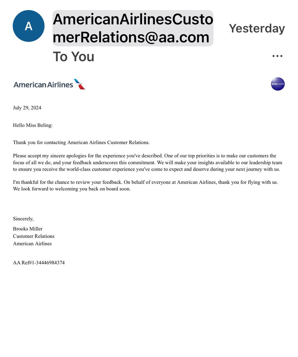trishabaines's tweet image. @AmericanAir Pretty sure that you can Do Better than this. Let’s not forget,  how one of your Agents told my son that someone used his boarding pass?! @tsa How could that ever happen?! @NewJerseyDOT He was left stranded for 17hrs in Dallas.