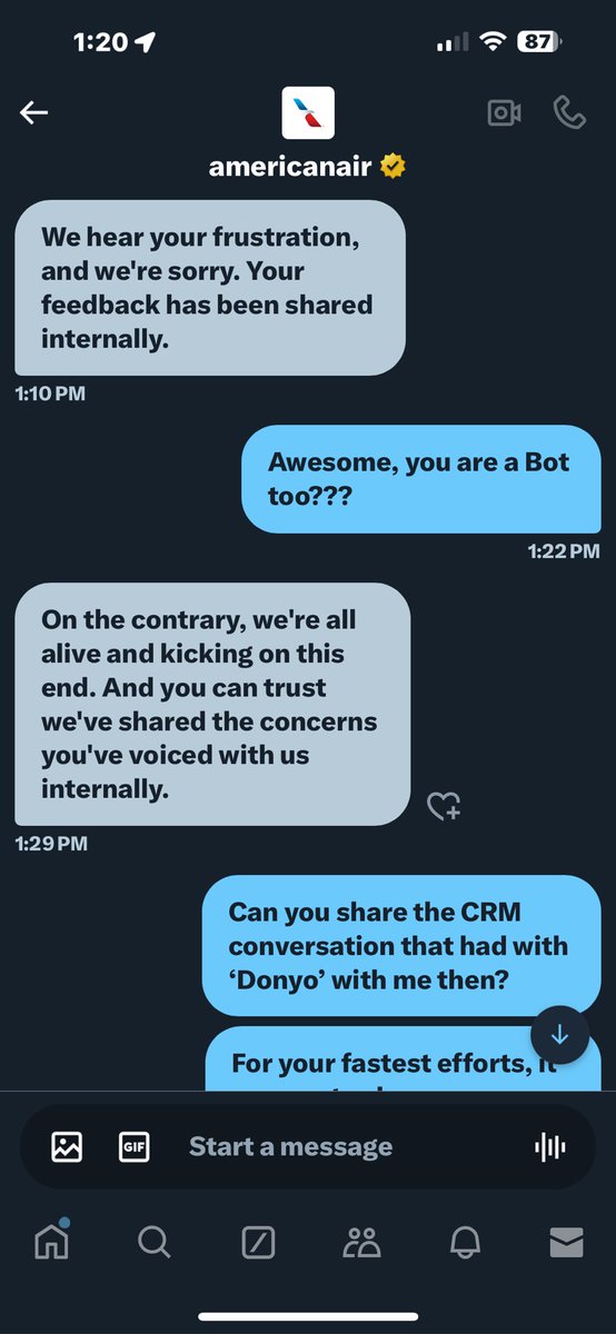 trishabaines's tweet image. @AmericanAir Pretty sure that you can Do Better than this. Let’s not forget,  how one of your Agents told my son that someone used his boarding pass?! @tsa How could that ever happen?! @NewJerseyDOT He was left stranded for 17hrs in Dallas.