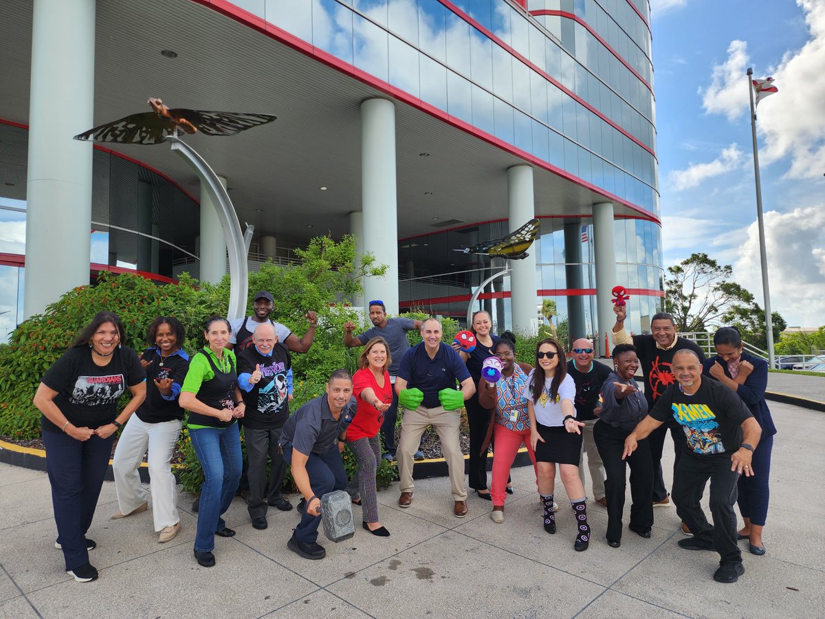 It’s a Marvelous day at the port to be a hero (or villain) as we celebrate <a href="/DisneyCruise/">Disney Cruise Line</a> Line’s new ship, Disney Destiny. She will call #PortEverglades home starting late 2025. #cruiselife #cruise #cruiseporteverglades #browardcounty #Disney