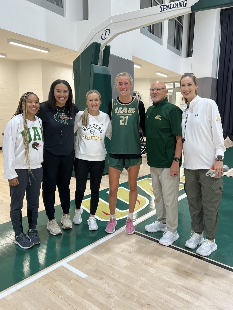 So proud of <a href="/MaddieMgwalsh/">Maddie Walsh</a> and excited for her 5th and final season! <a href="/UAB_WBBALL/">UAB Women's Basketball</a> 
Last summer workout of her college career!