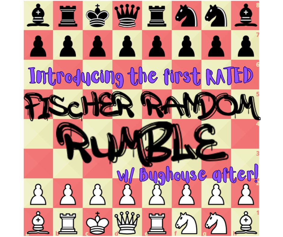 IndyChessClub's tweet photo. Coming up August 10 at the Latvian Community Center! 3ss, 45d5, $ prizes+medals, &amp; WE ARE RATING IT OURSELVES!  Get a Chess960 otb rating, then play quarterly in tournaments or schedule Tuesday Chess Night 960 matches throughout the year...all rated. Info: https://t.co/GNW6XOQiIP https://t.co/zbmaQOjgQZ