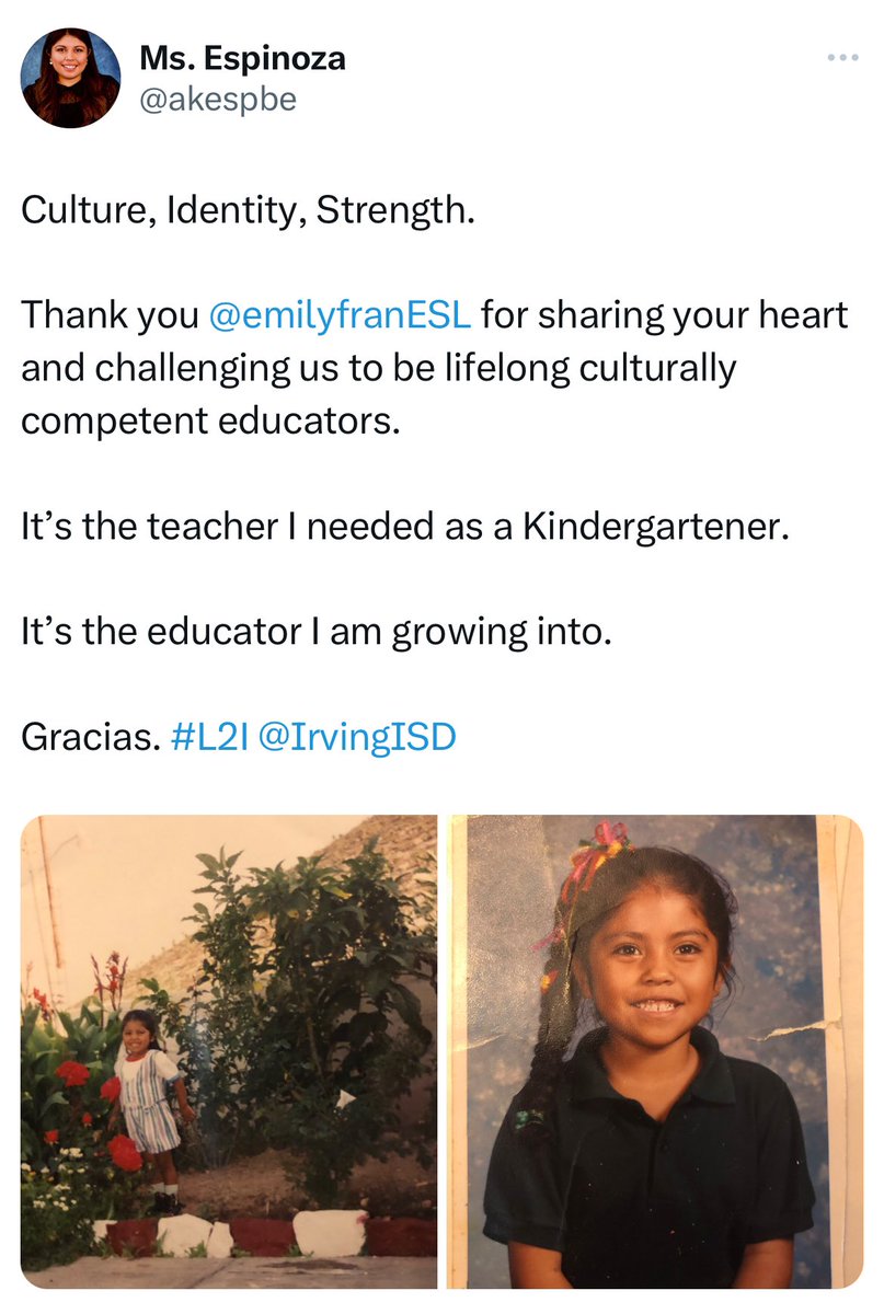 emilyfranESL's tweet photo. #Learn2Inspire day 1 ✅

Loved connecting with @IrvingISD educators!

Keynote + 1 #IfUonlyKnewBook session!

We talked about honoring our students’ authenticity & the power of storytelling.

Looking forward to tomorrow 😀 with 3 sessions!!!! #LetsDoThis #BackToSchool 
@Seidlitz_Ed @iisdbil_esl