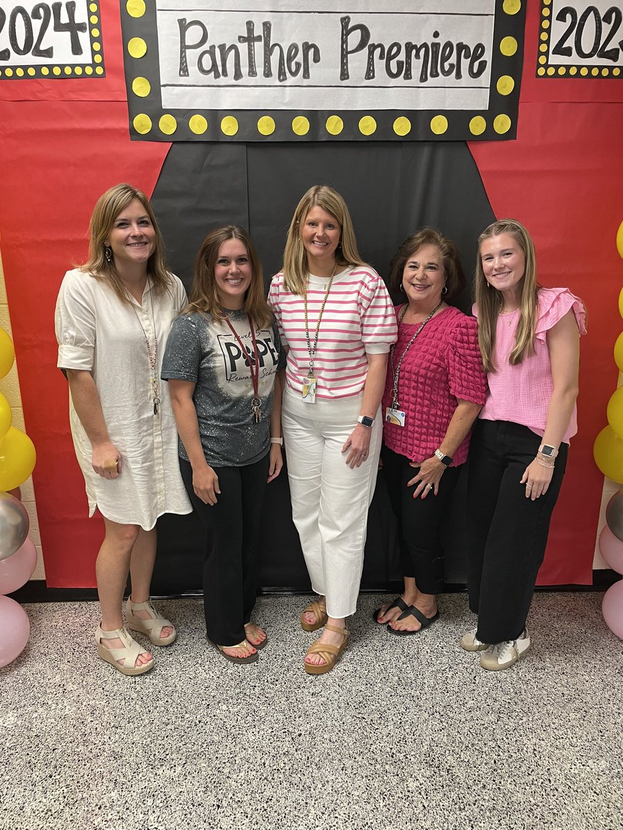 mcguire_teaches's tweet photo. PANTHER Kinder Crew is READY for a GREAT year! ❤️🐾🖤 #WeArePopePanthers https://t.co/6PPT2zfIpZ