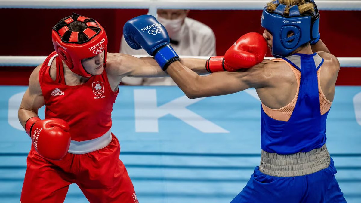 mattress_mark's tweet photo. Fought her and beat her in the 2020 Olympics. Born a woman and never transitioned, the only thing that’s changed in the 4 years since the last Olympics is the amount of wolf whistling over gender and transgender https://t.co/iHEmeHFKfG
