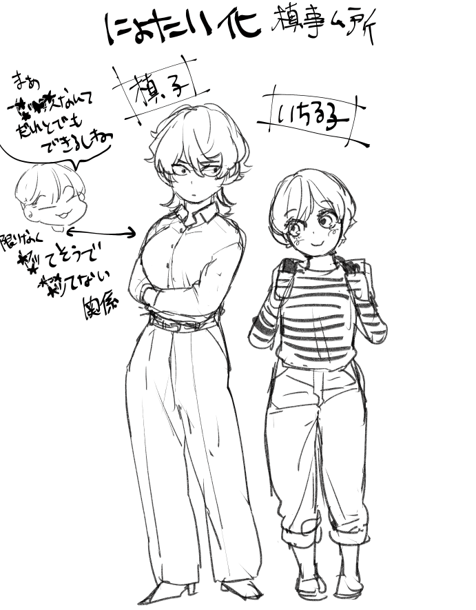 #槙事務所
槙といちるくんの性別を変えてもきっと楽しく描けるだろうな、とかディティールはこんなふうに変えたらよりキャッチ-だろうなとかも思うし、女性にしたら女性特有のしんどさを描いてしまいそうでやっぱやめといて良かったよなとも思います。 